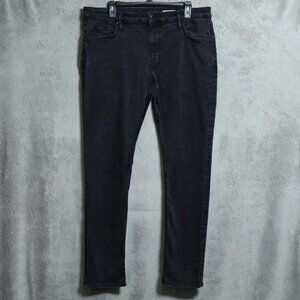 AllSaints Jeans Mens 37x31 Black Cigarette Slim Fit Stretch Denim Pants Turkey
